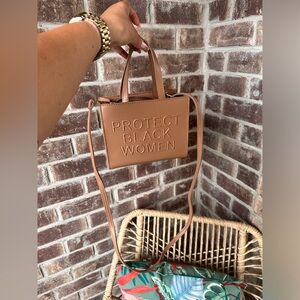 Brown Handbag “Protect Black Women”